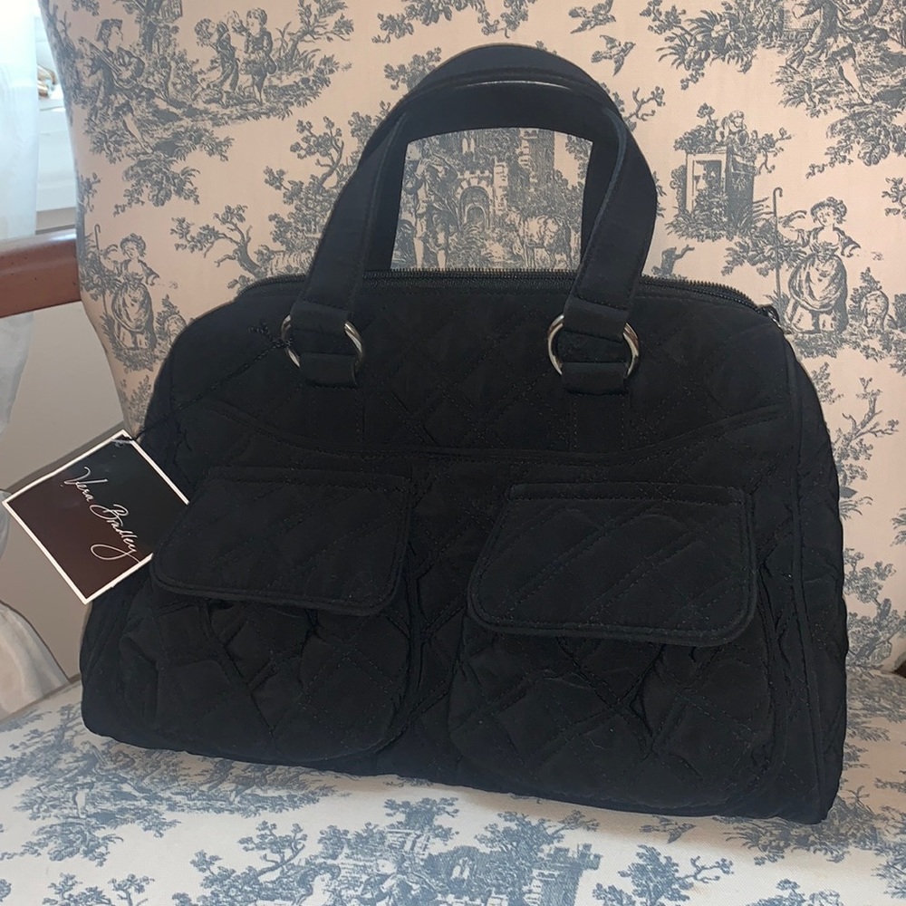 New with tags! - Vera Bradley Purse - black microfiber